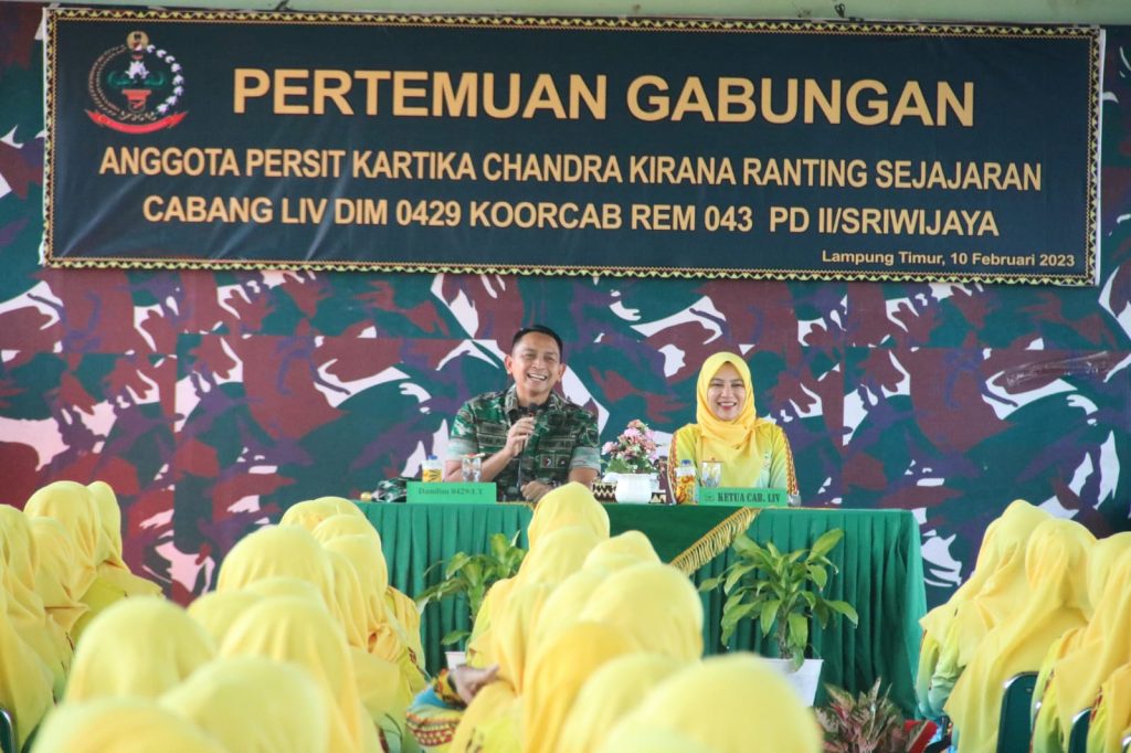 Dandim 0429/Lamtim Berikan Pengarahan kepada Anggota Persit