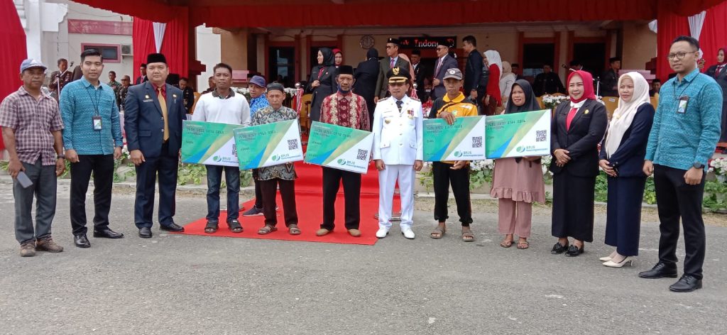 Diperingatan HUT RI Ke-78, BPJS Ketenagakerjaan Salurkan Jaminan Sosial