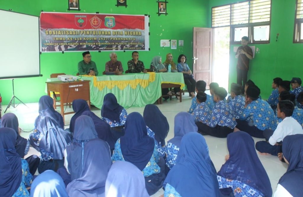 Canangkan Cinta NKRI, Kodim Pasangkayu Lakukan Wasbang