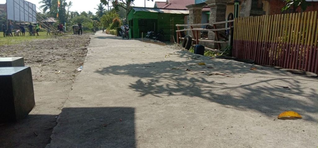 26 Hari Kerja, Kodim 1427/Pasangkayu Sukses Menyelesaikan 100 Persen Rabat Beton di Dusun Morobio