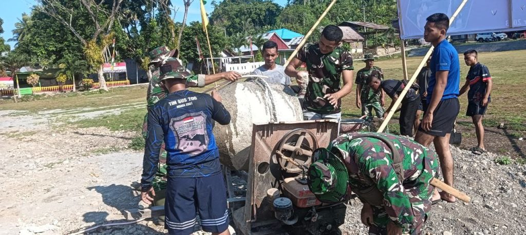 Penutupan TMMD Kodim Pasangkayu, Satgas Bersama Warga Bersihkan Molen