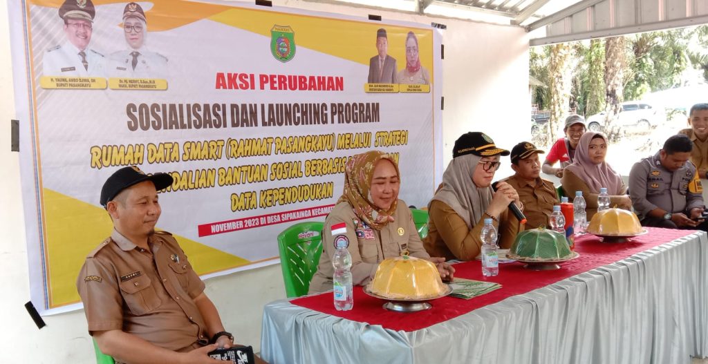 Launching Rahmat Pasangkayu, DTKS Berbasis Kependudukan