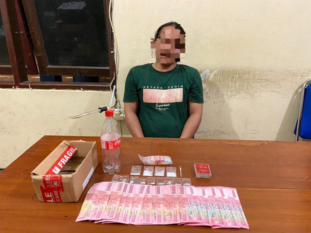 13 Paket Ditangan, Polsek Sepaku Meringkus Pengedar Sabu