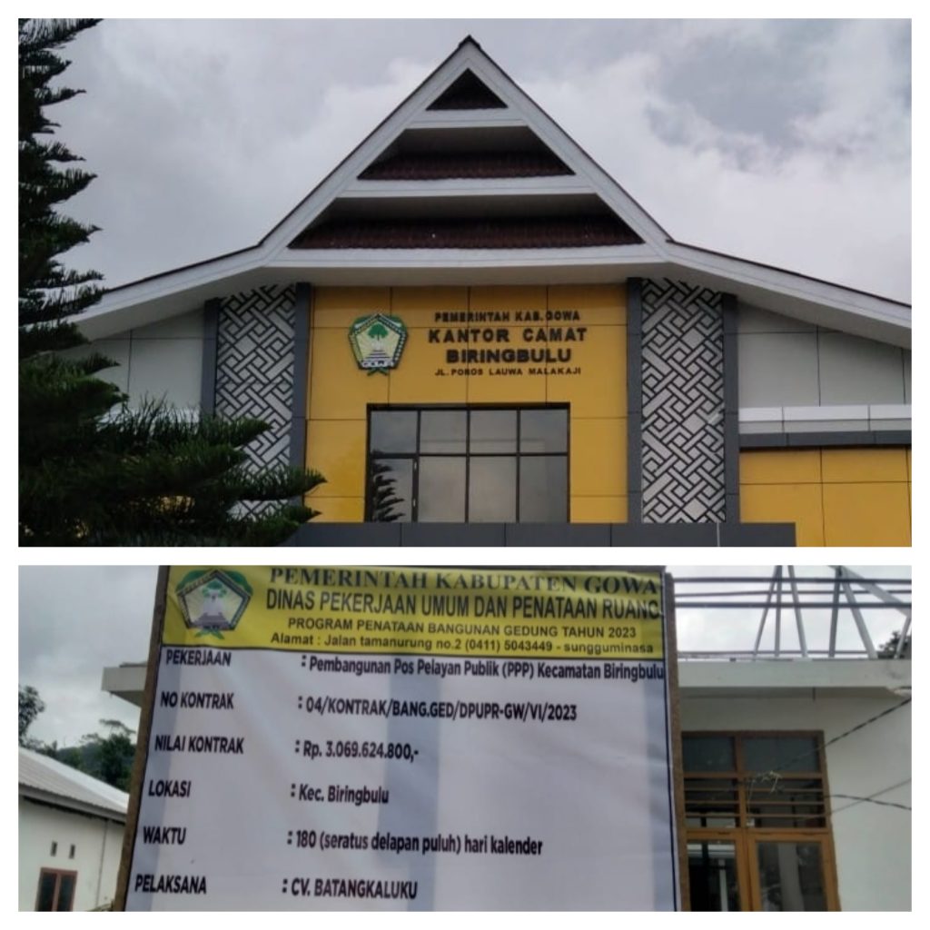 Kontrak Selesai, Pembangunan PPP Kantor Camat Biringbulu Terancam Mangkrak Diduga Potensi Korupsi