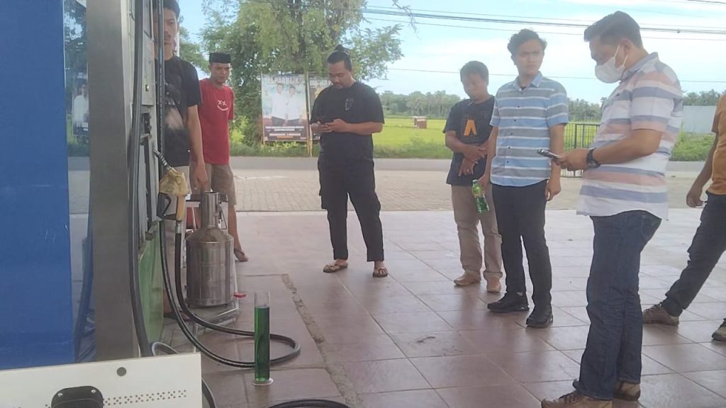 Antisipasi Kecurangan, Polres Jeneponto Razia SPBU