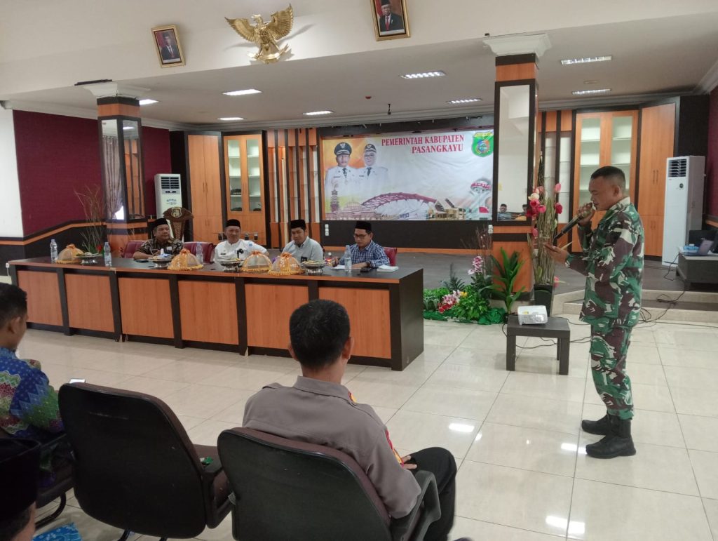 Asisten 1 Bidang Pemerintahan Kabupaten Pasangkayu Memimpin Rakor Persiapan MTQ Tingkat Provinsi