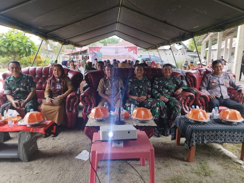Secara Daring, KASAD Resmikan Mata Air di Dusun Kapohu