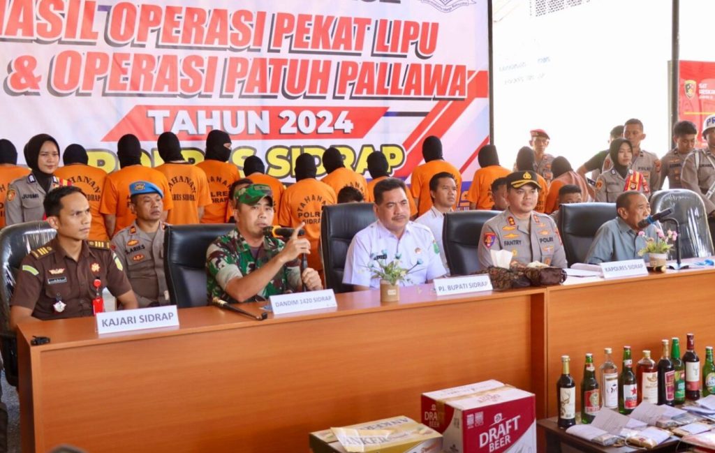 Polres Sidrap Rilis Pengungkapan Porstitusi Sabu