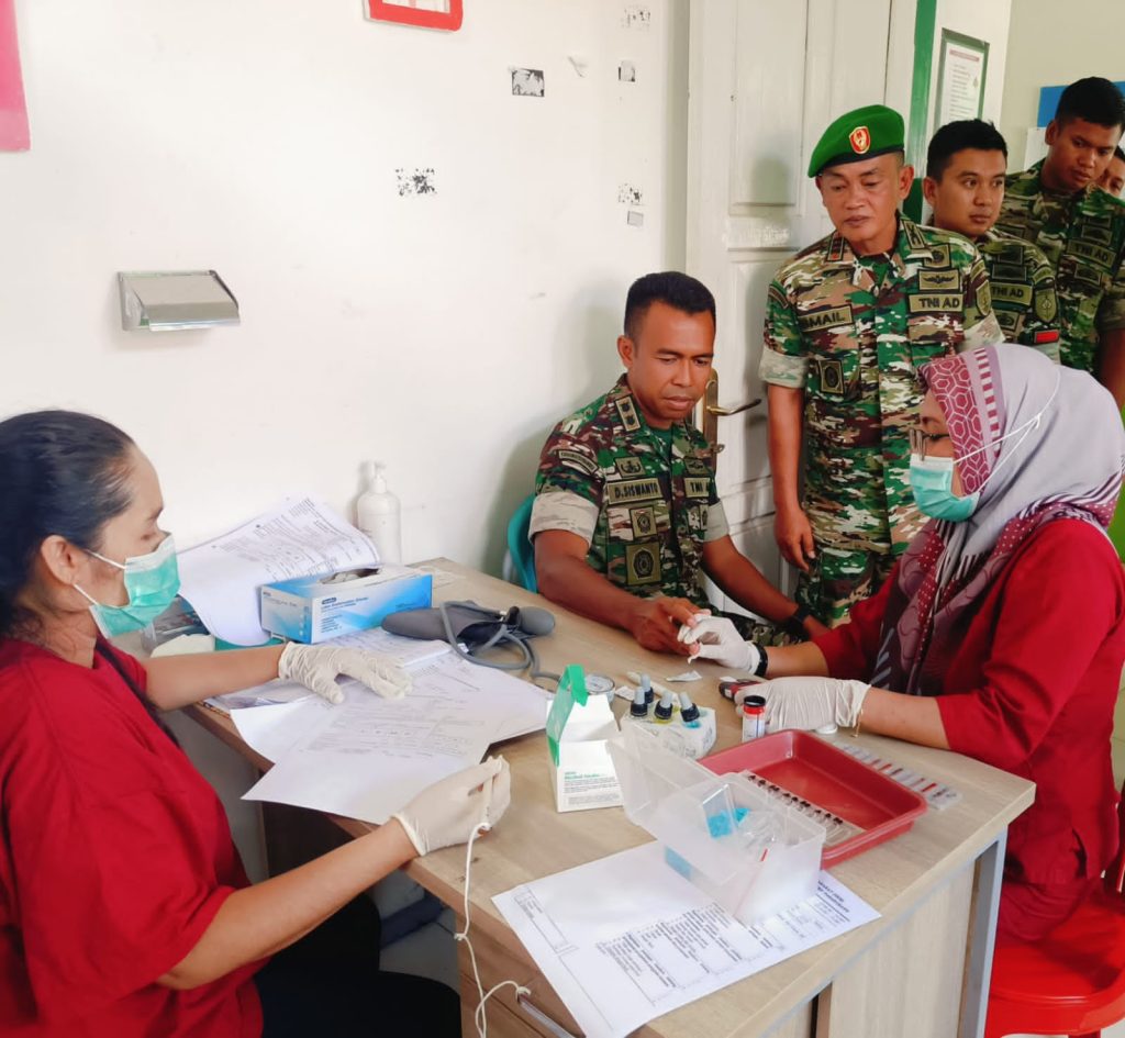 Kodim 1427/Pasangkayu Gelar Donor Darah di RSUD Ako