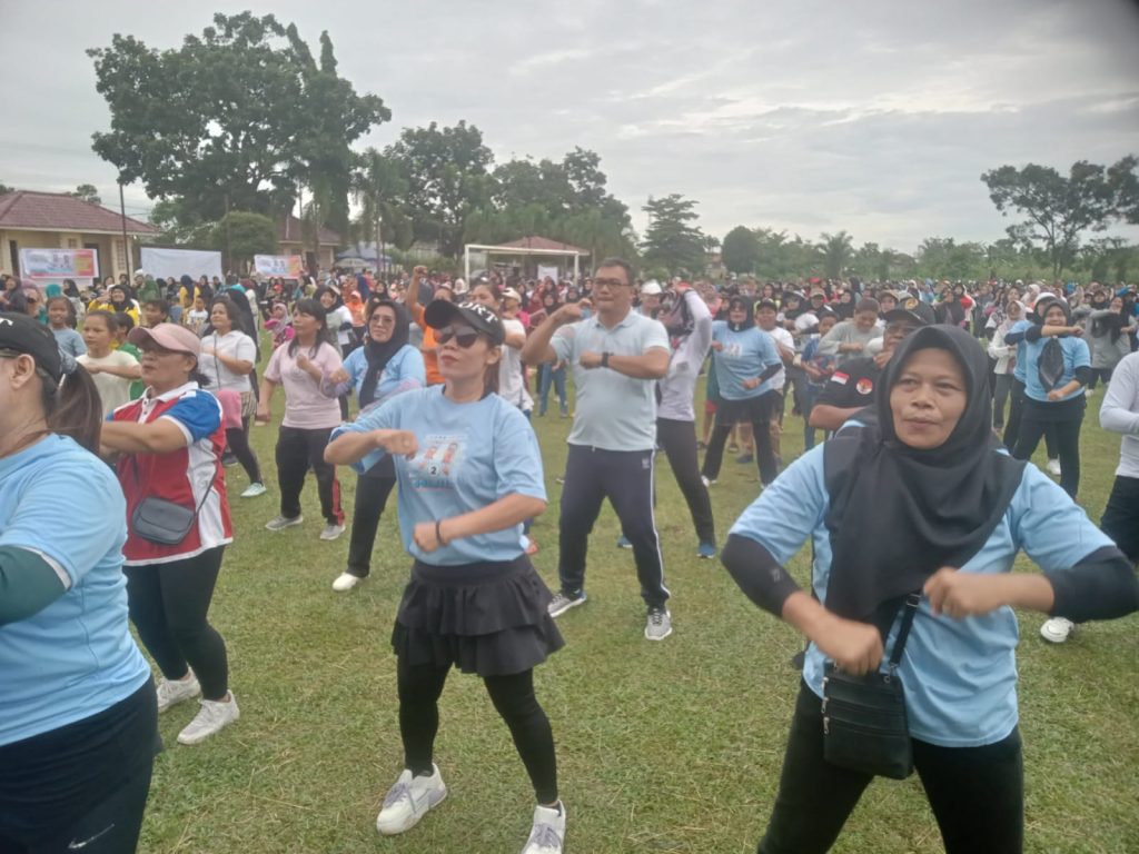 Senam Sehat Bersama, Asri Ludin Tambunan Usung Program Pelayanan Kesehatan